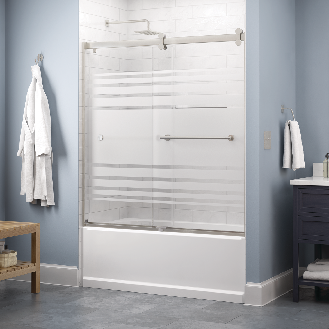 60" Bathtub / Transition / Nickel