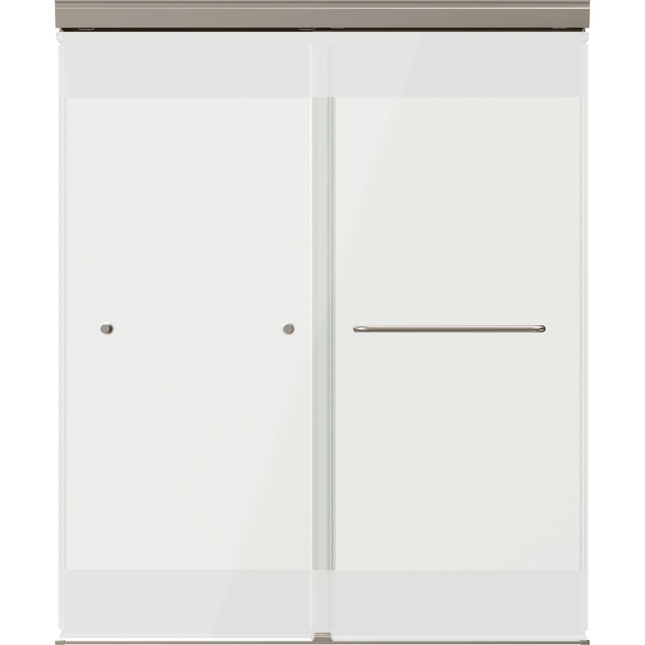 60" Shower / Privacy / Brushed Nickel (Shower Door)