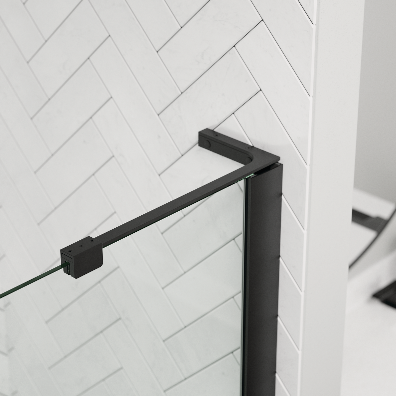 60" Shower / N/A / Matte Black