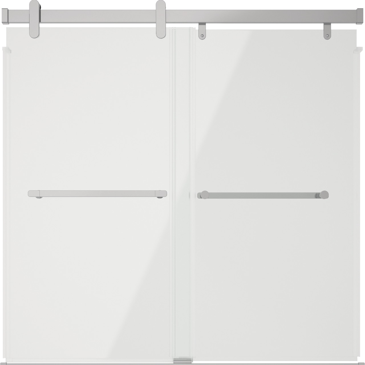 60" Bathtub / Clear / Chrome