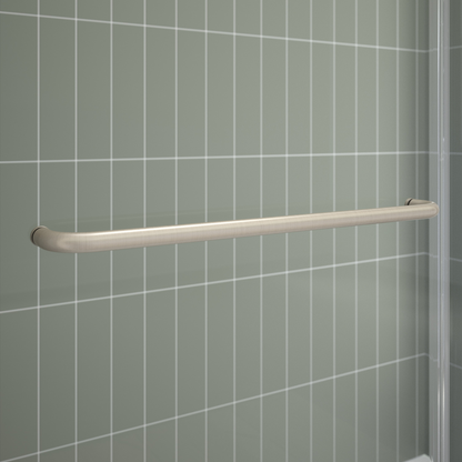 60" Shower / Clear / Brushed Nickel (Shower Door)