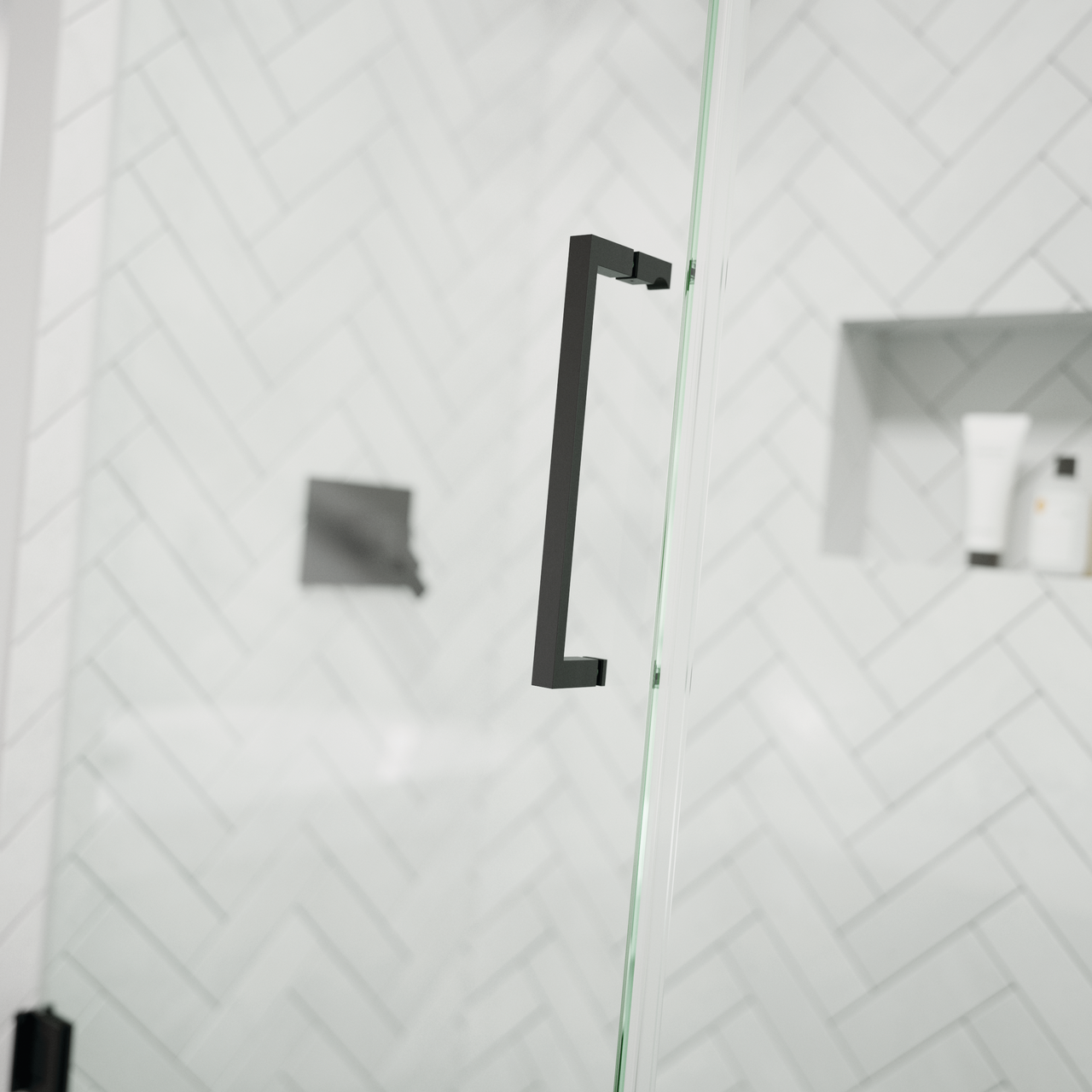 60" Shower / N/A / Matte Black