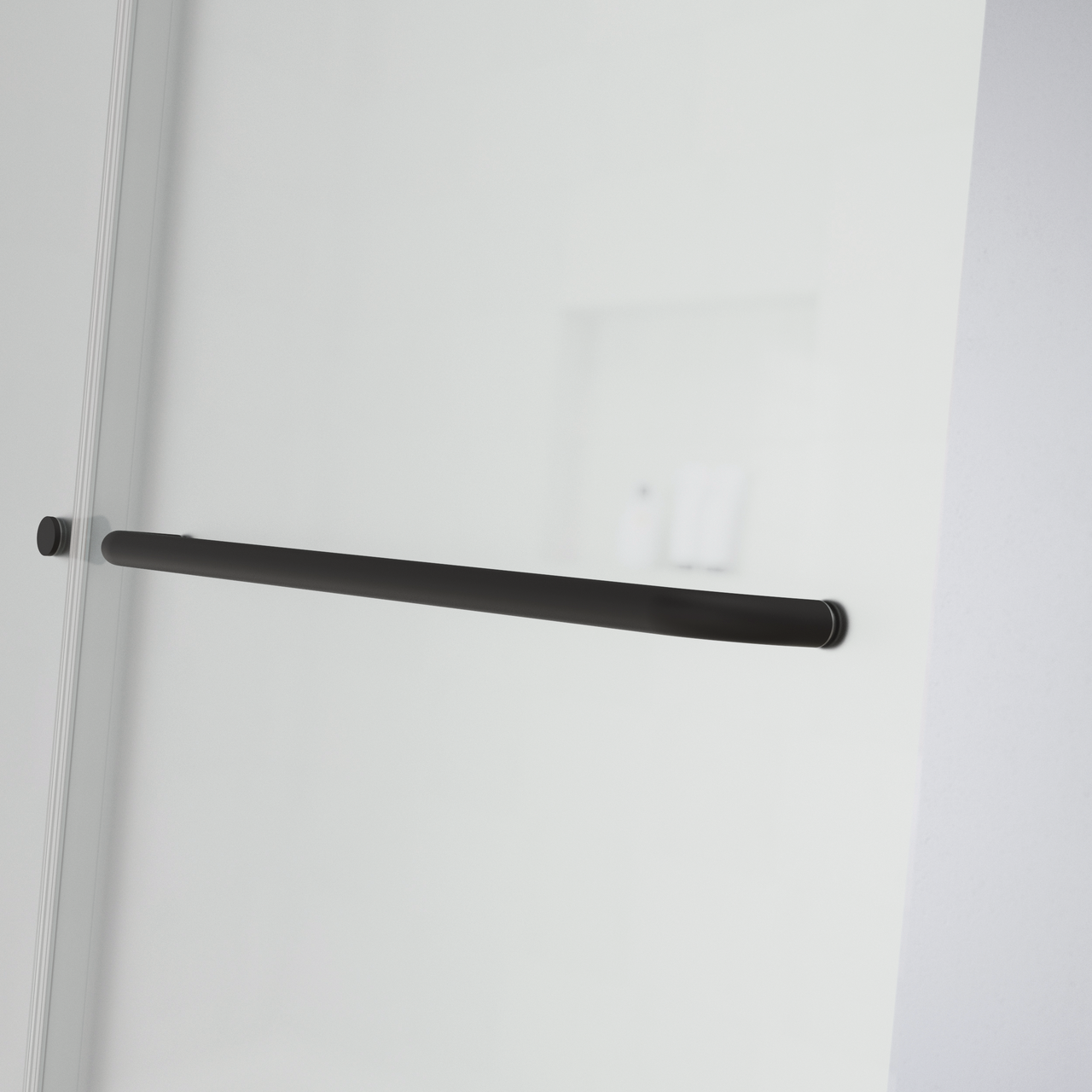 60" Shower / Privacy / Matte Black