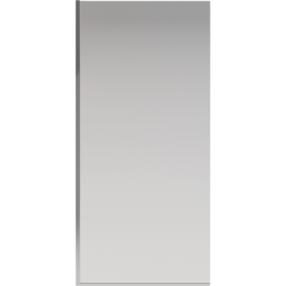 34" Shower / Clear / Chrome