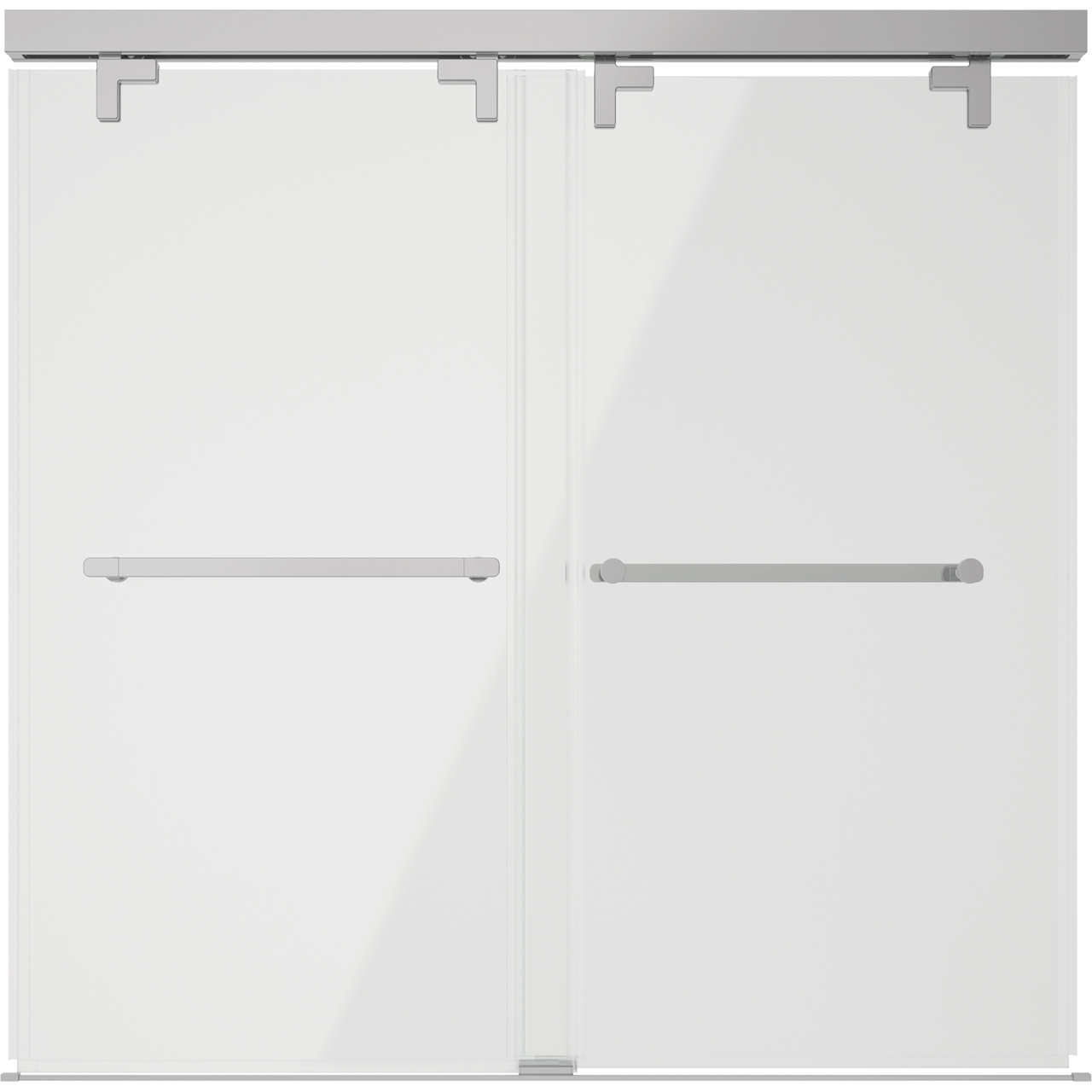 60" Bathtub / Clear / Chrome