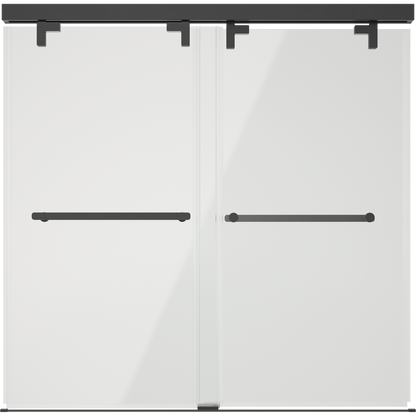 60" Bathtub / Clear / Matte Black