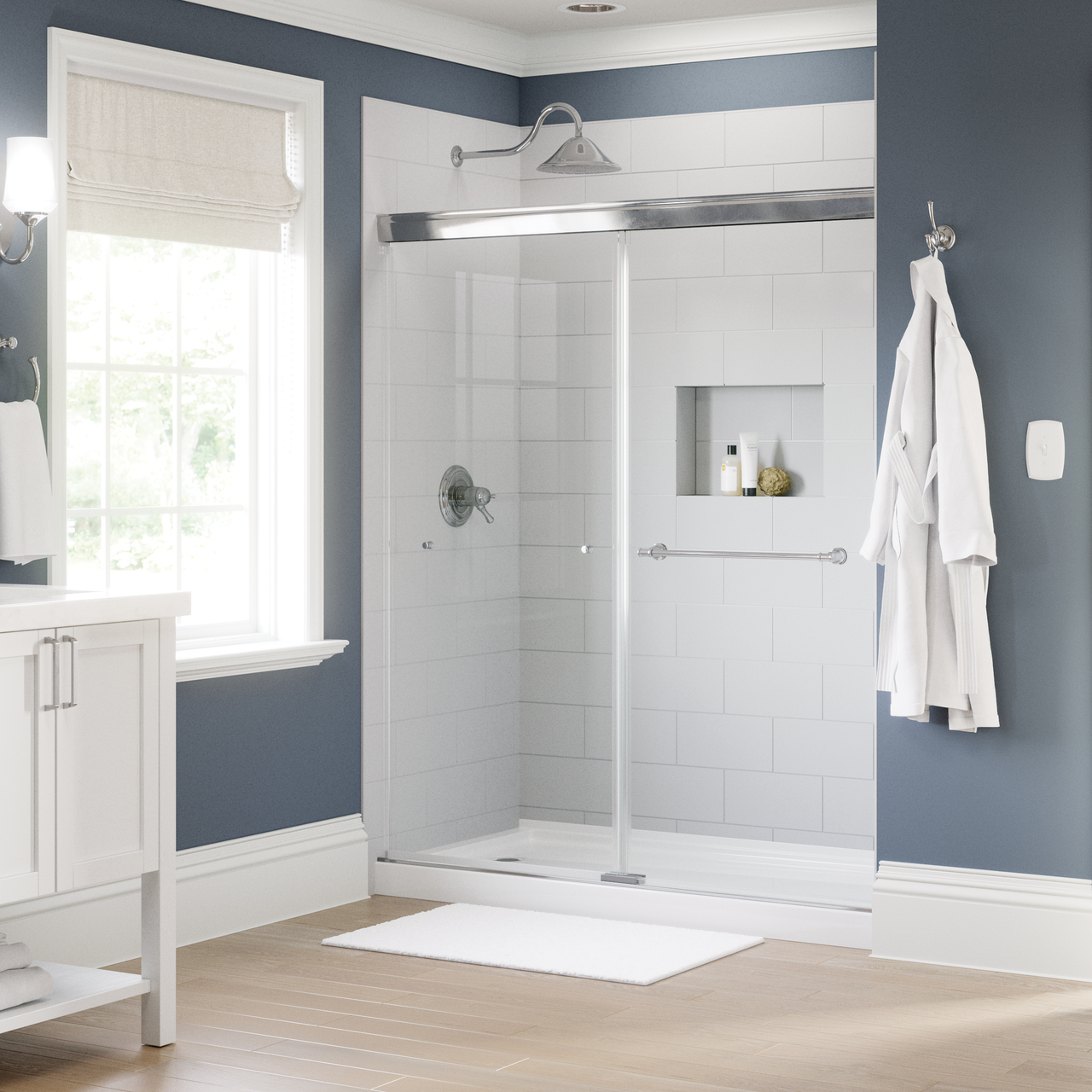 60" Shower/Tub / N/A / Chrome