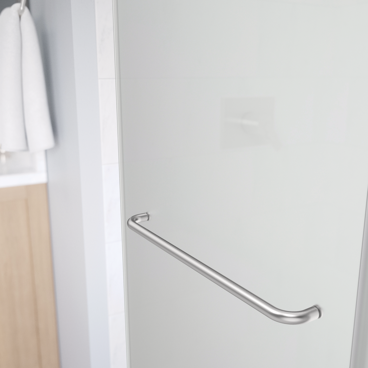 60" Shower / Privacy / Chrome