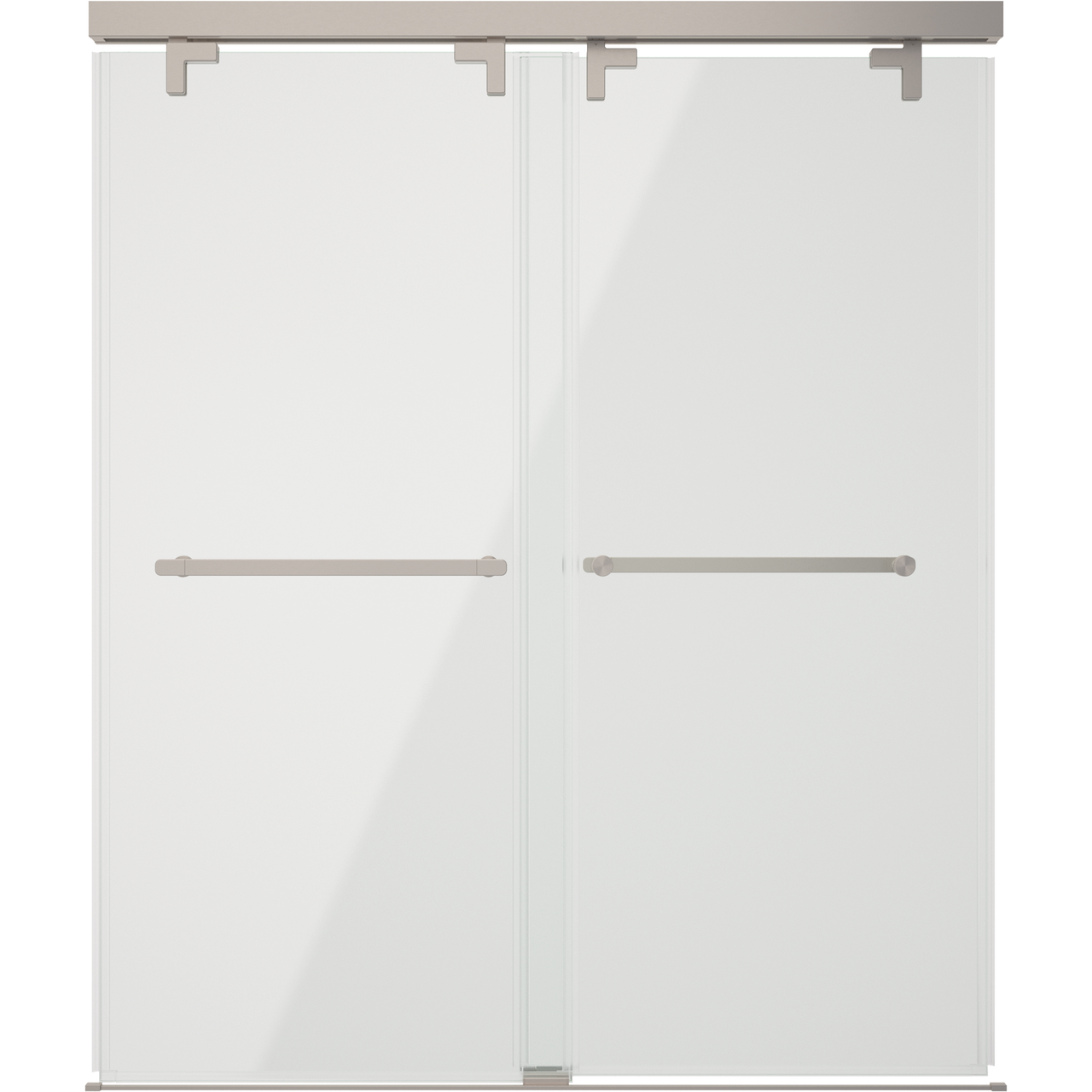 60" Shower / Clear / Brushed Nickel (Shower Door)