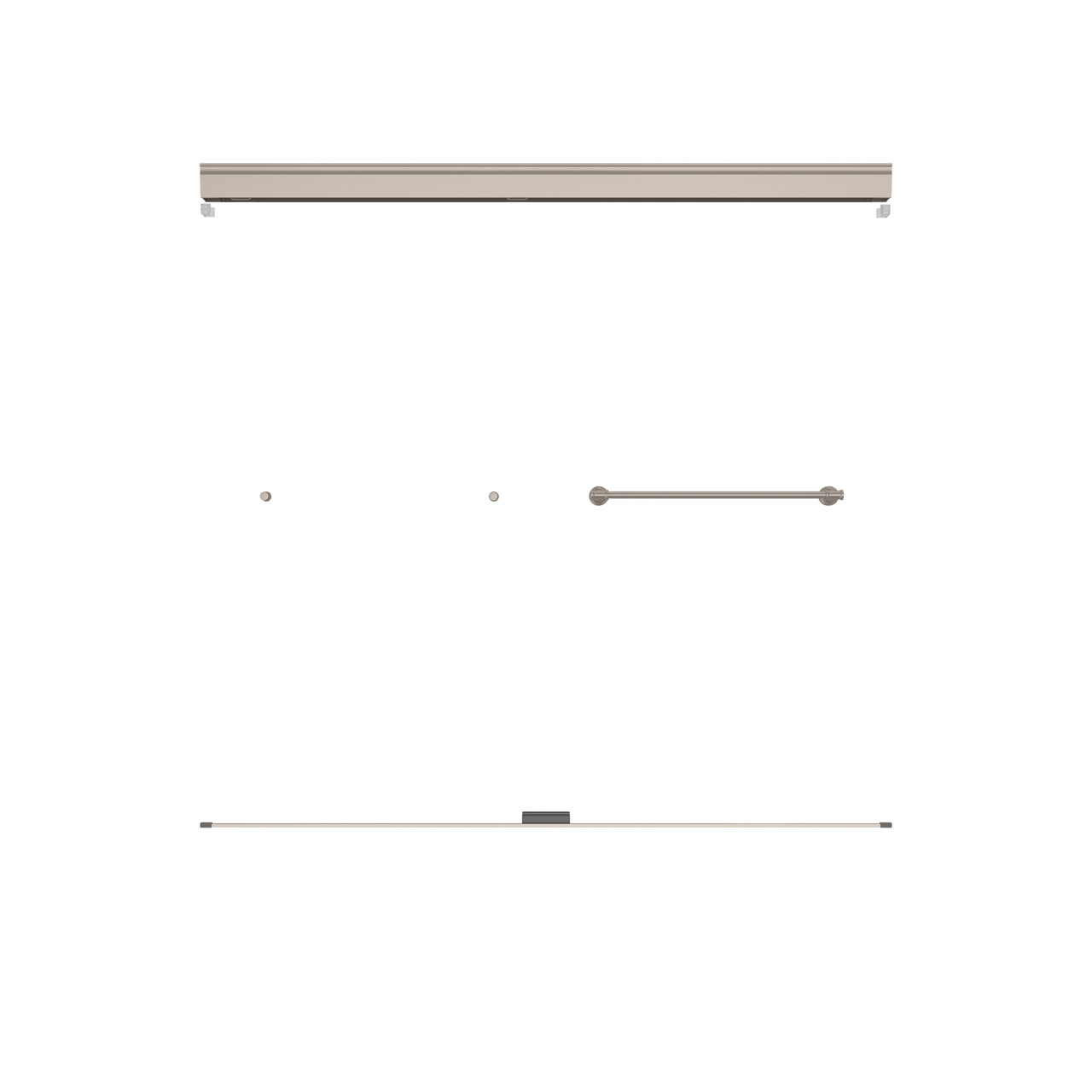 60" Shower/Tub / N/A / Brushed Nickel (Shower Door)