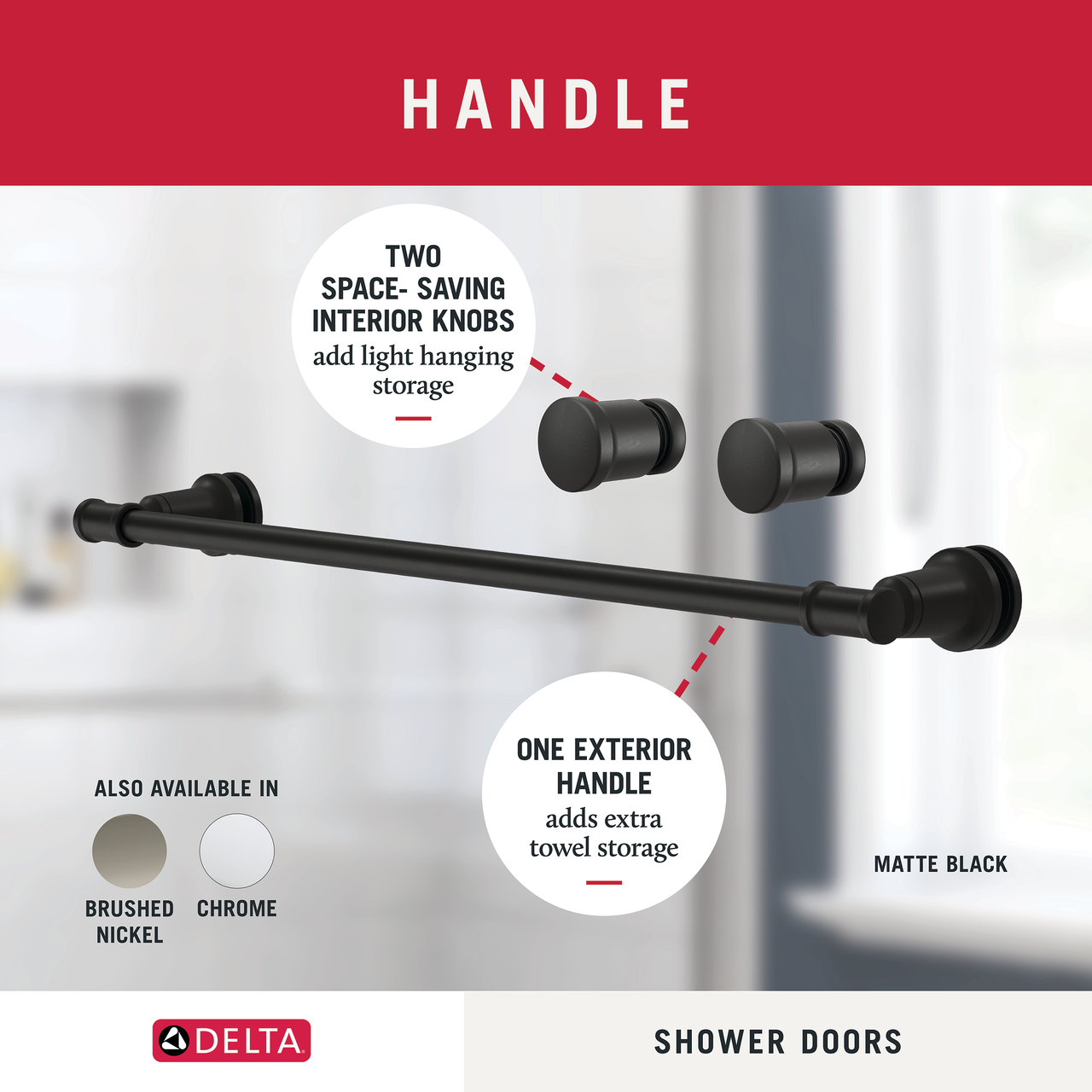 60" Shower/Tub / N/A / Matte Black