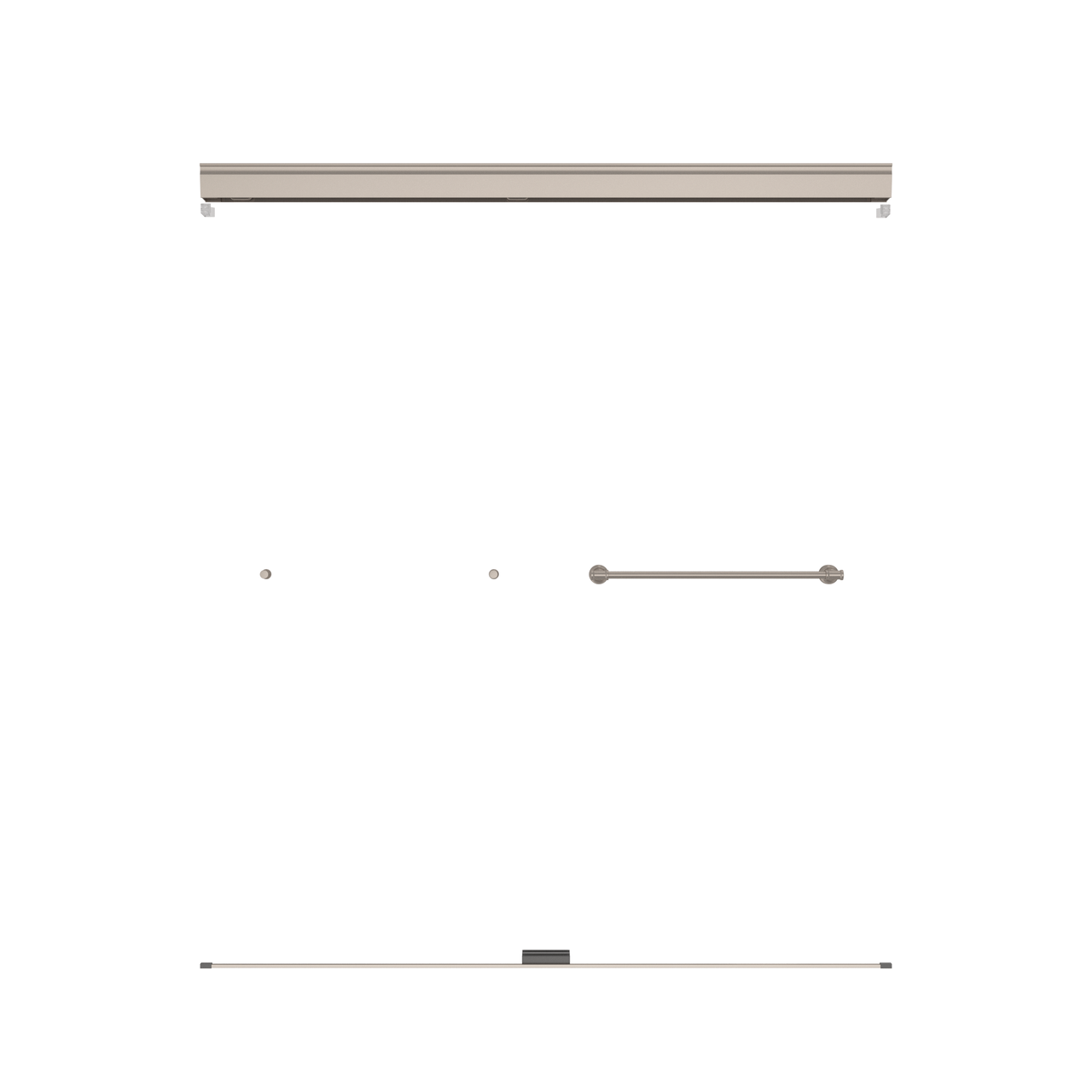 60" Shower/Tub / N/A / Brushed Nickel (Shower Door)