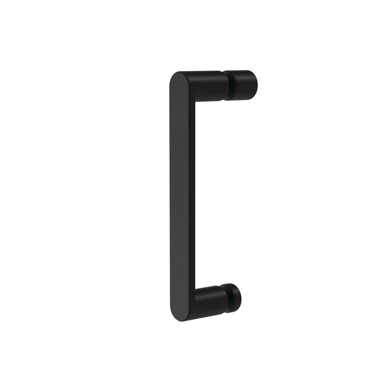 36" Shower / Clear / Matte Black