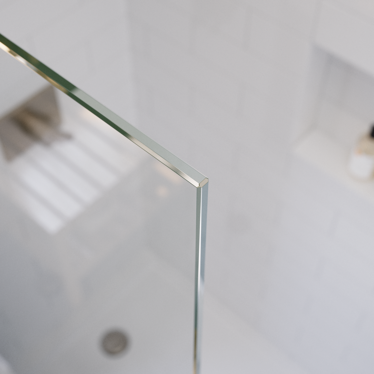 34" Shower / Clear / Brushed Nickel (Delta)