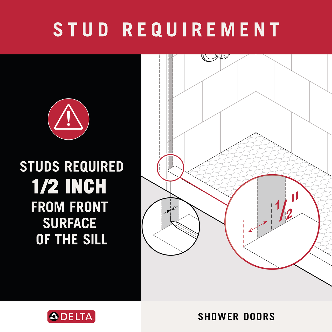 36" Shower / Clear / Brushed Nickel (Shower Door)