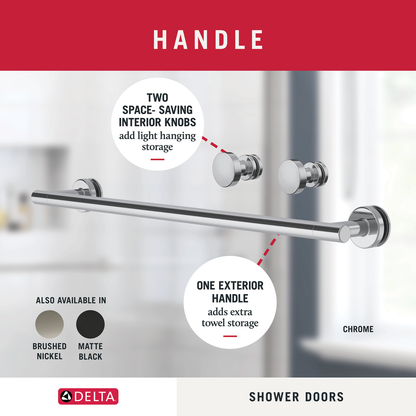 60" Bathtub / Clear / Chrome