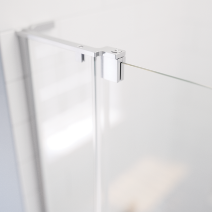 36" Shower / Clear / Chrome