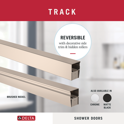 60" Shower / Clear / Brushed Nickel (Shower Door)