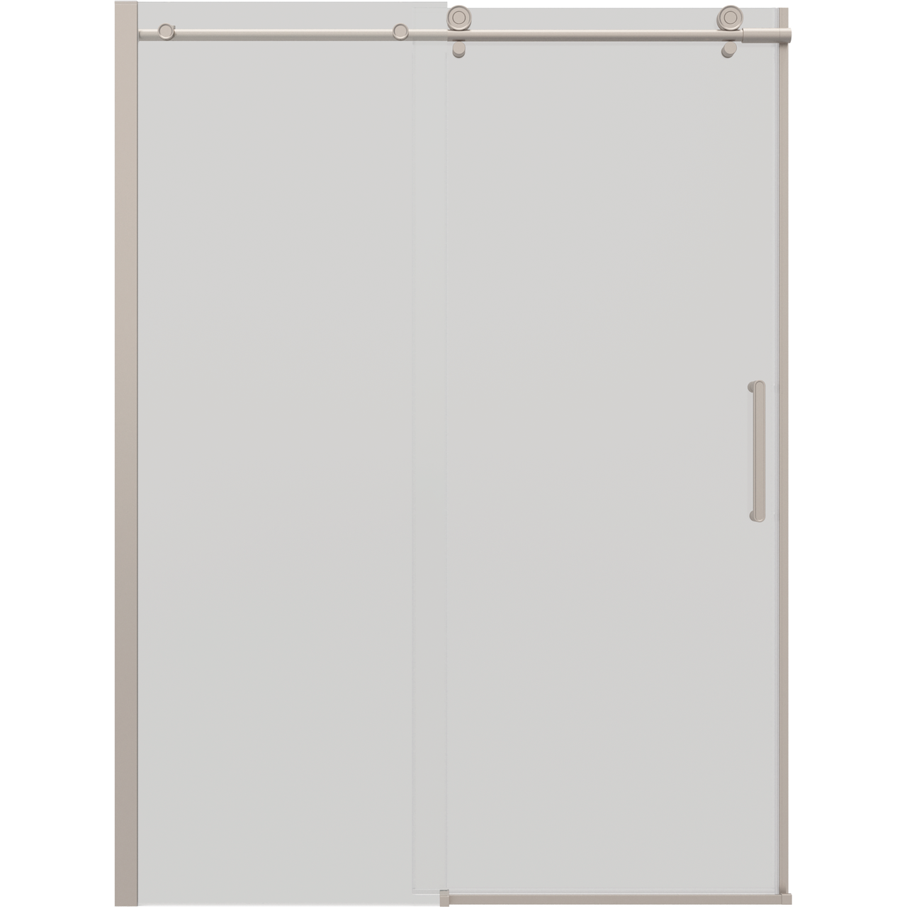 60" Shower / Clear / Brushed Nickel (Shower Door)