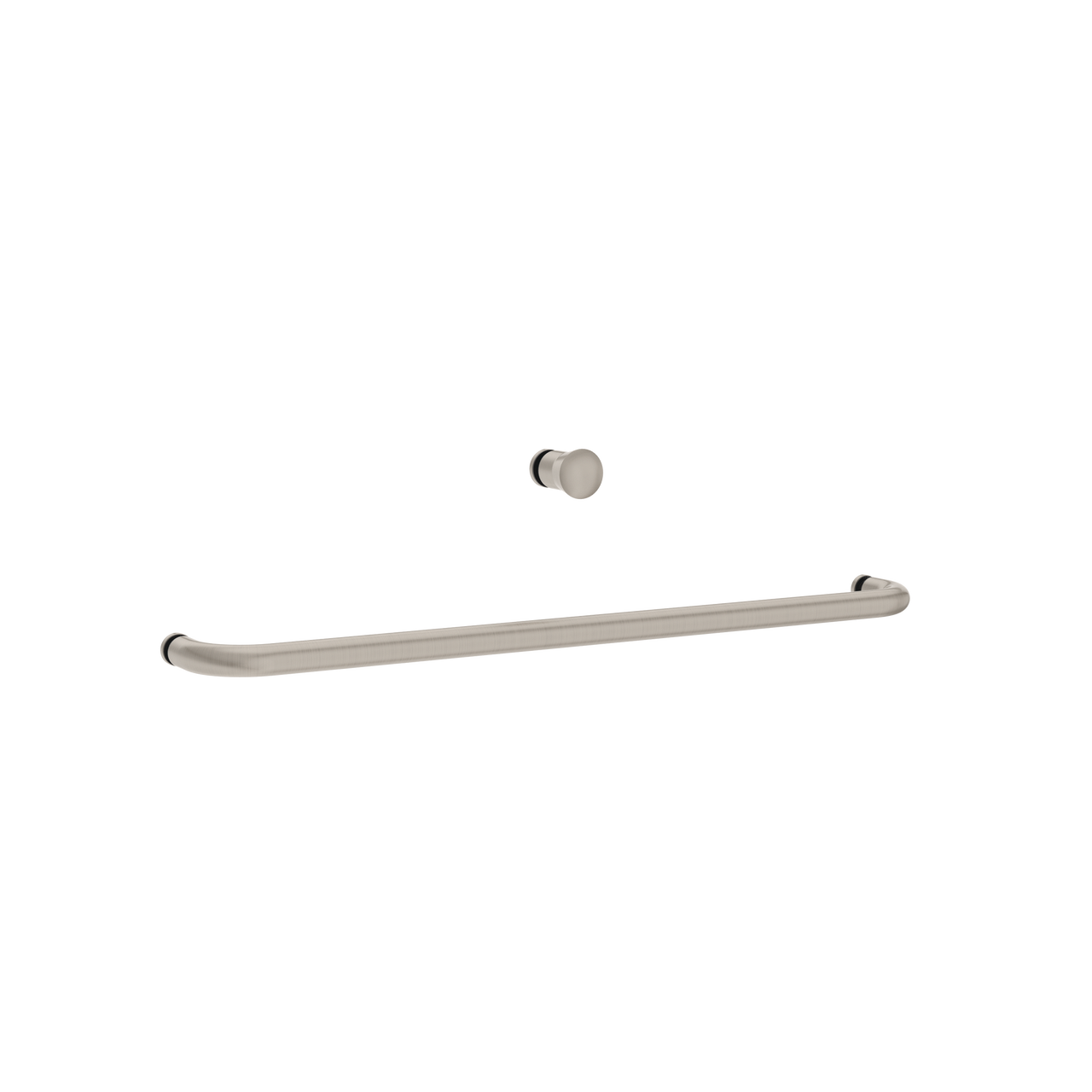 60" Shower / Clear / Brushed Nickel (Shower Door)