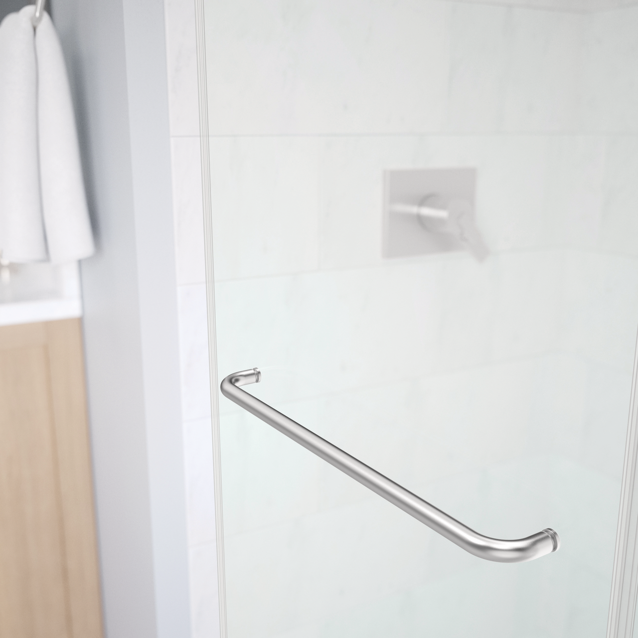 60" Bathtub / Clear / Chrome