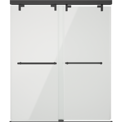 60" Shower / Clear / Matte Black