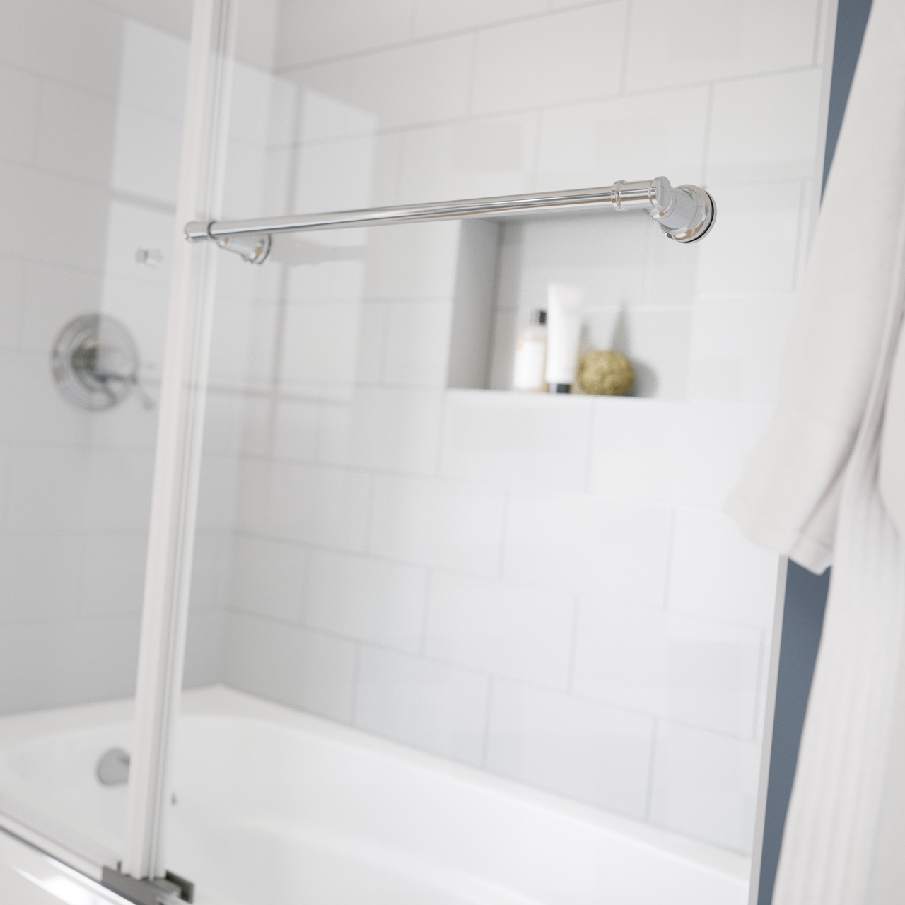 60" Shower/Tub / N/A / Chrome