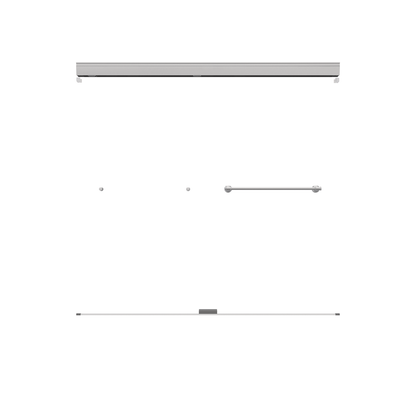 60" Shower/Tub / N/A / Chrome