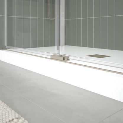60" Shower / Clear / Brushed Nickel (Shower Door)