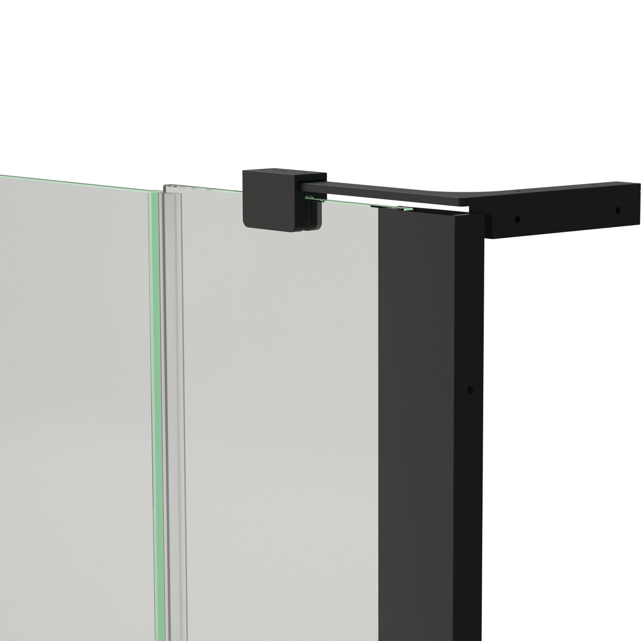 60" Shower / N/A / Matte Black