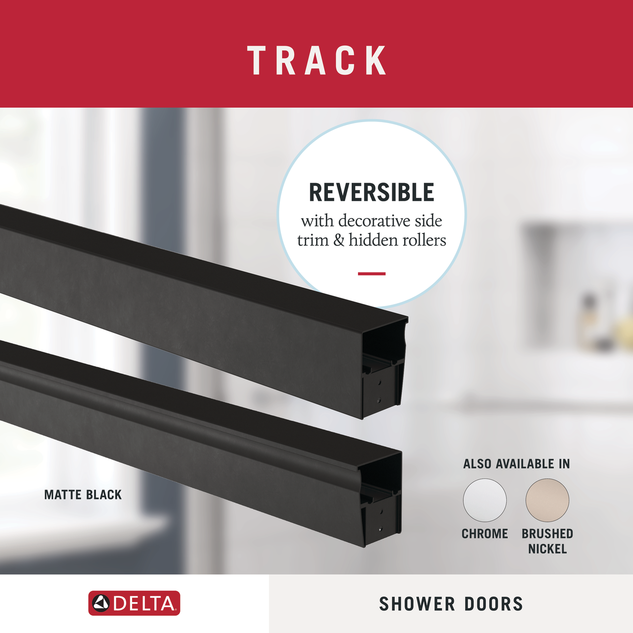 60" Shower / Clear / Matte Black