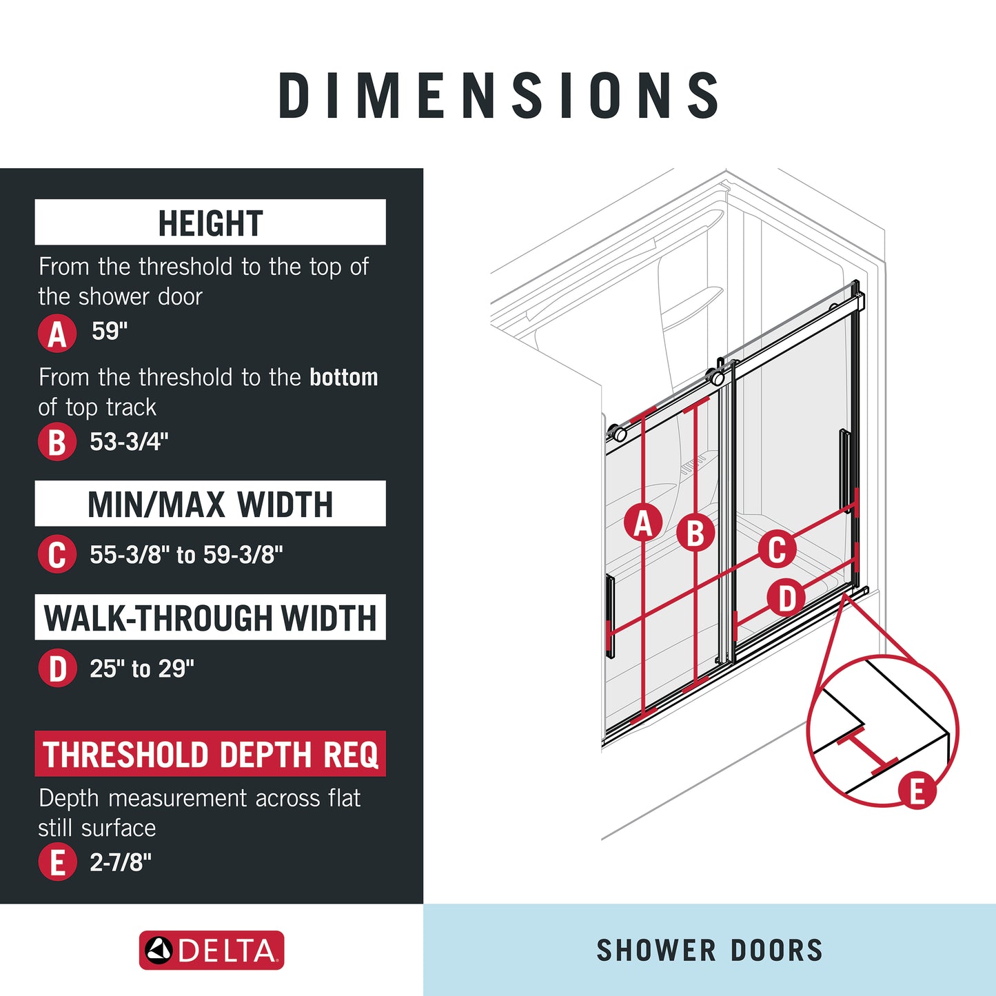 Classic 500 8mm Bathtub Doors