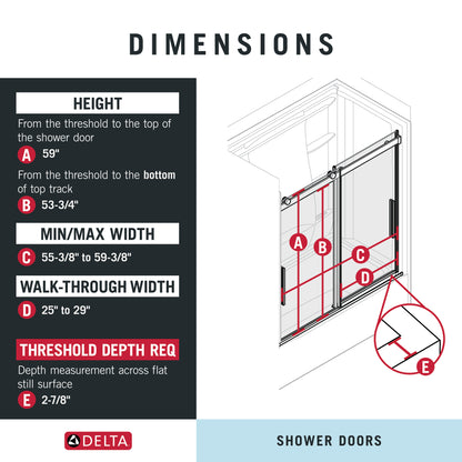 Classic 500 8mm Bathtub Doors