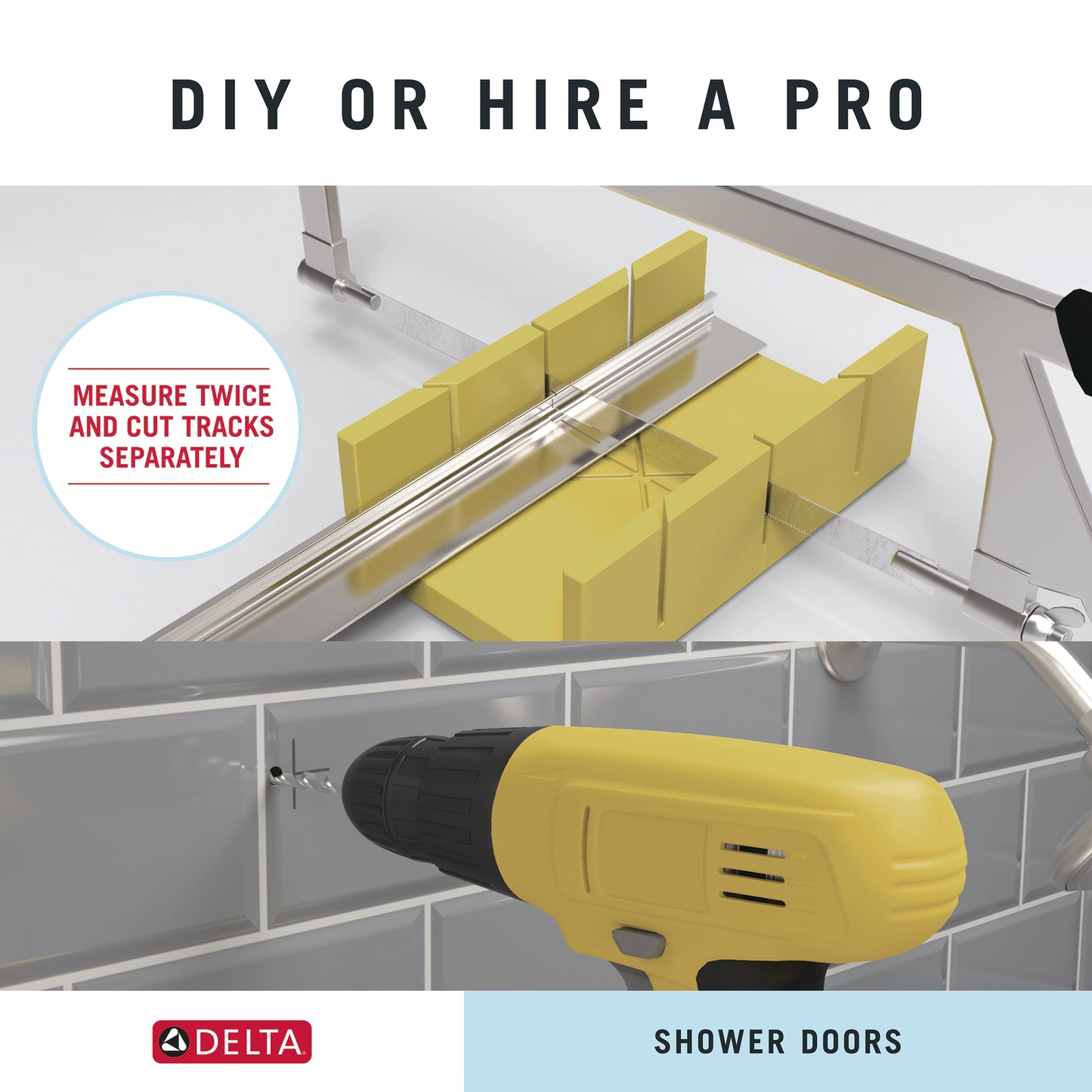 60" Shower / Clear / Matte Black