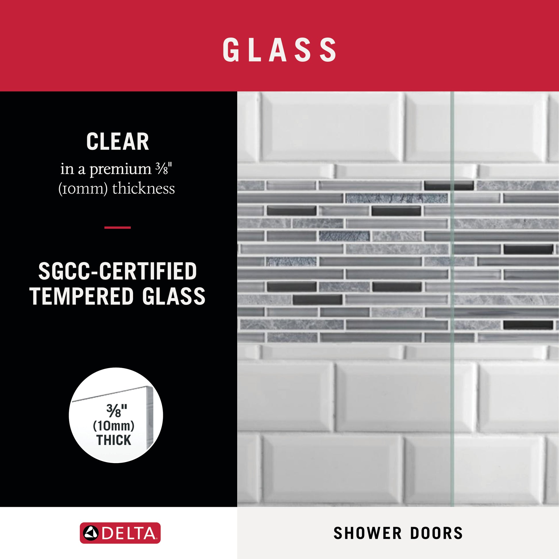 60" Shower / Clear / Shower Door Brushed Nickel