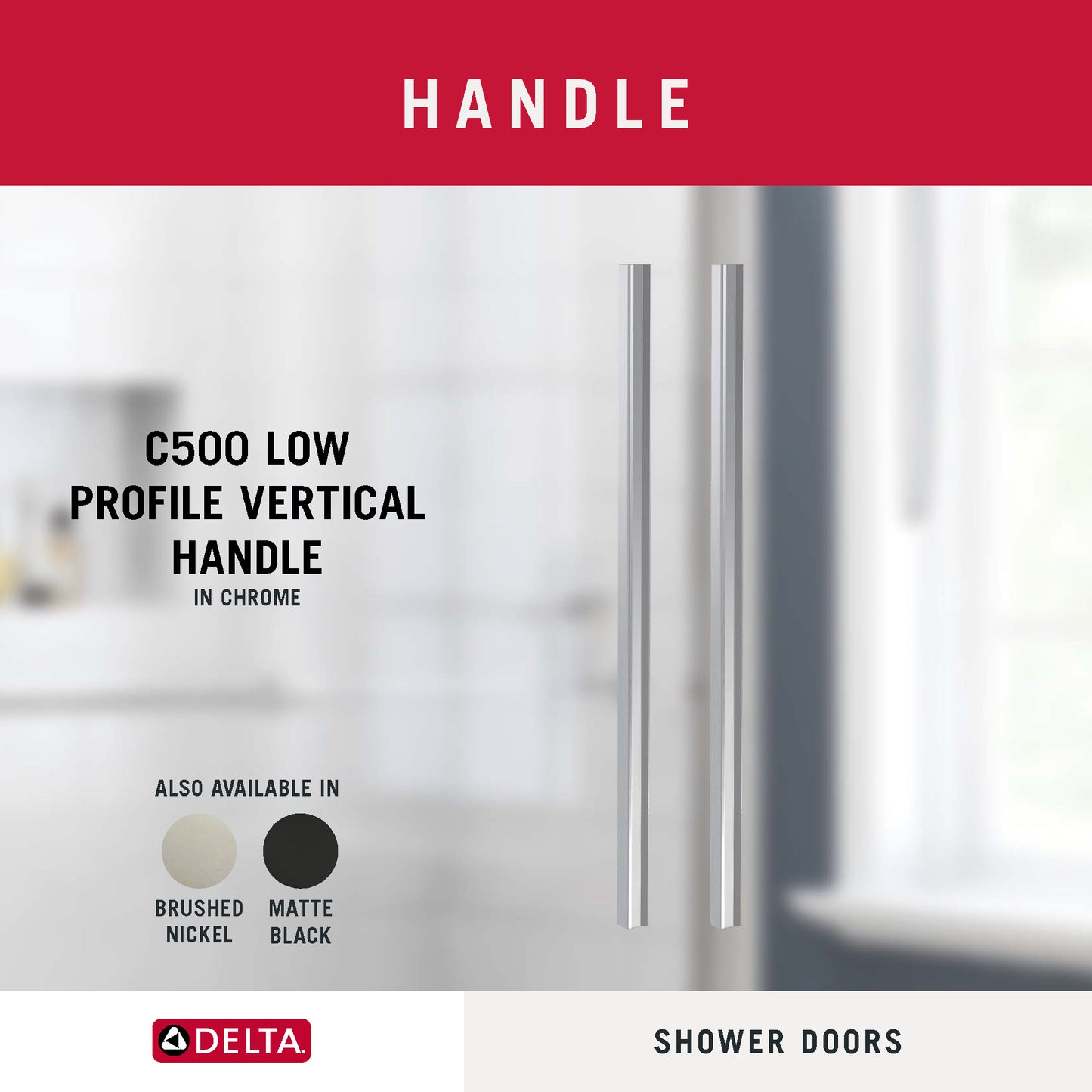 60" Shower / Clear / Chrome