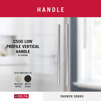60" Shower / Clear / Chrome