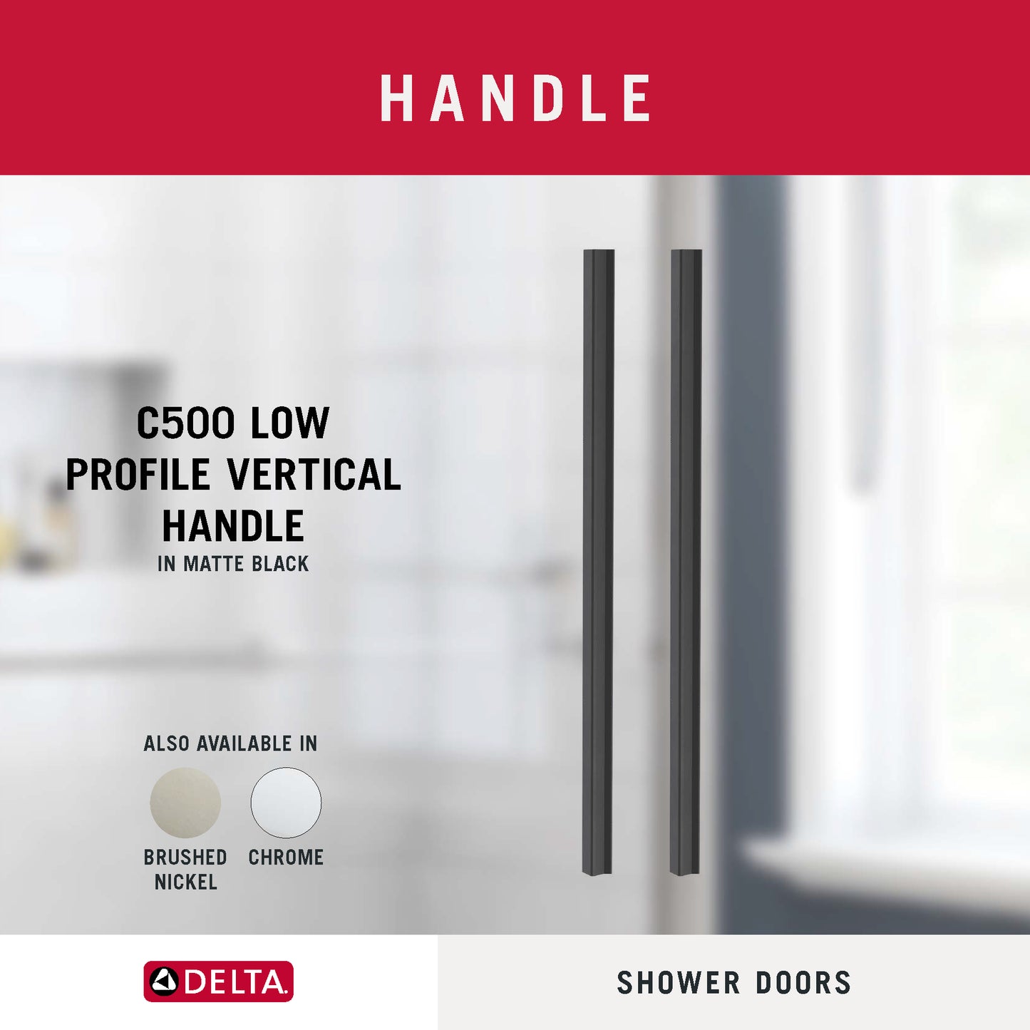 60" Bathtub / Clear / Matte Black