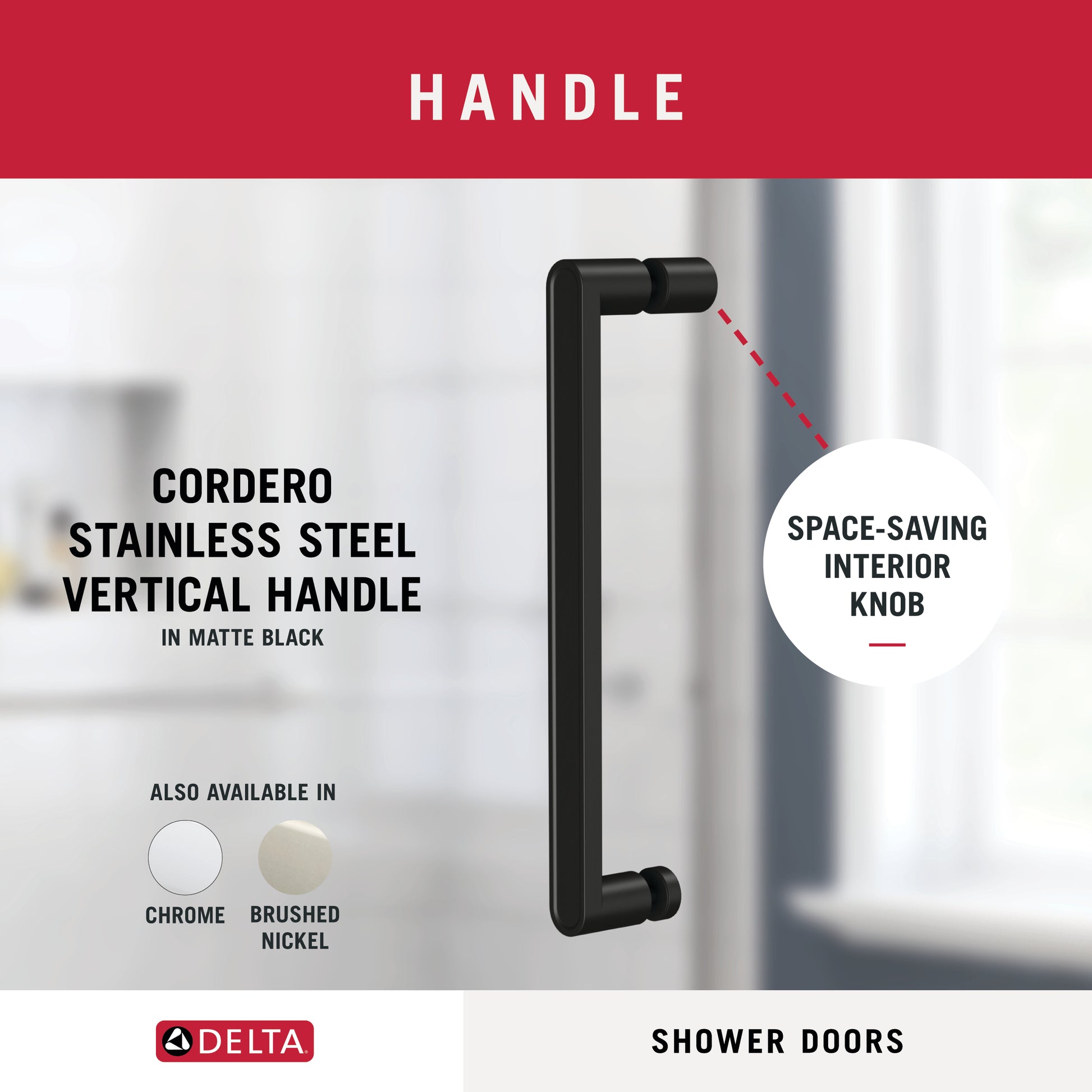 60" Shower / Clear / Matte Black