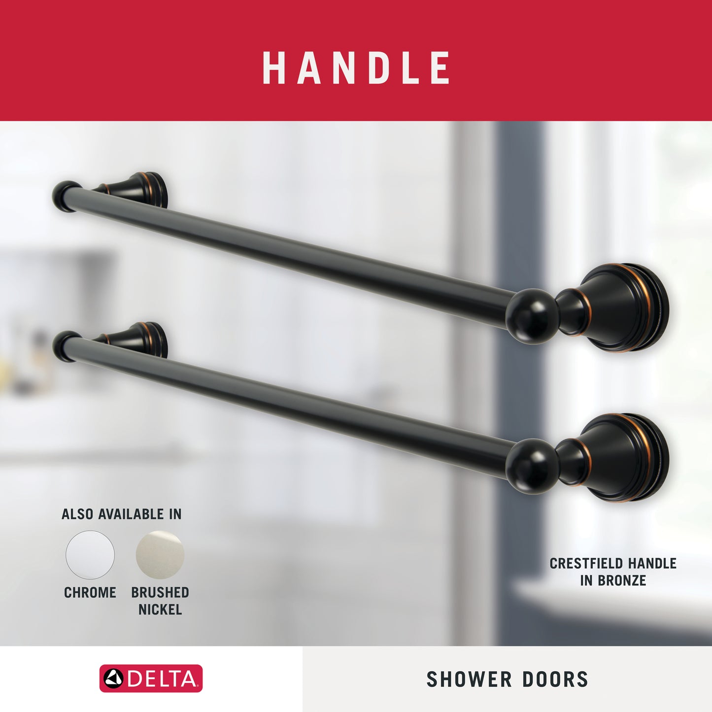 60" Shower / Transition / Delta Oil Rubbed Bronze