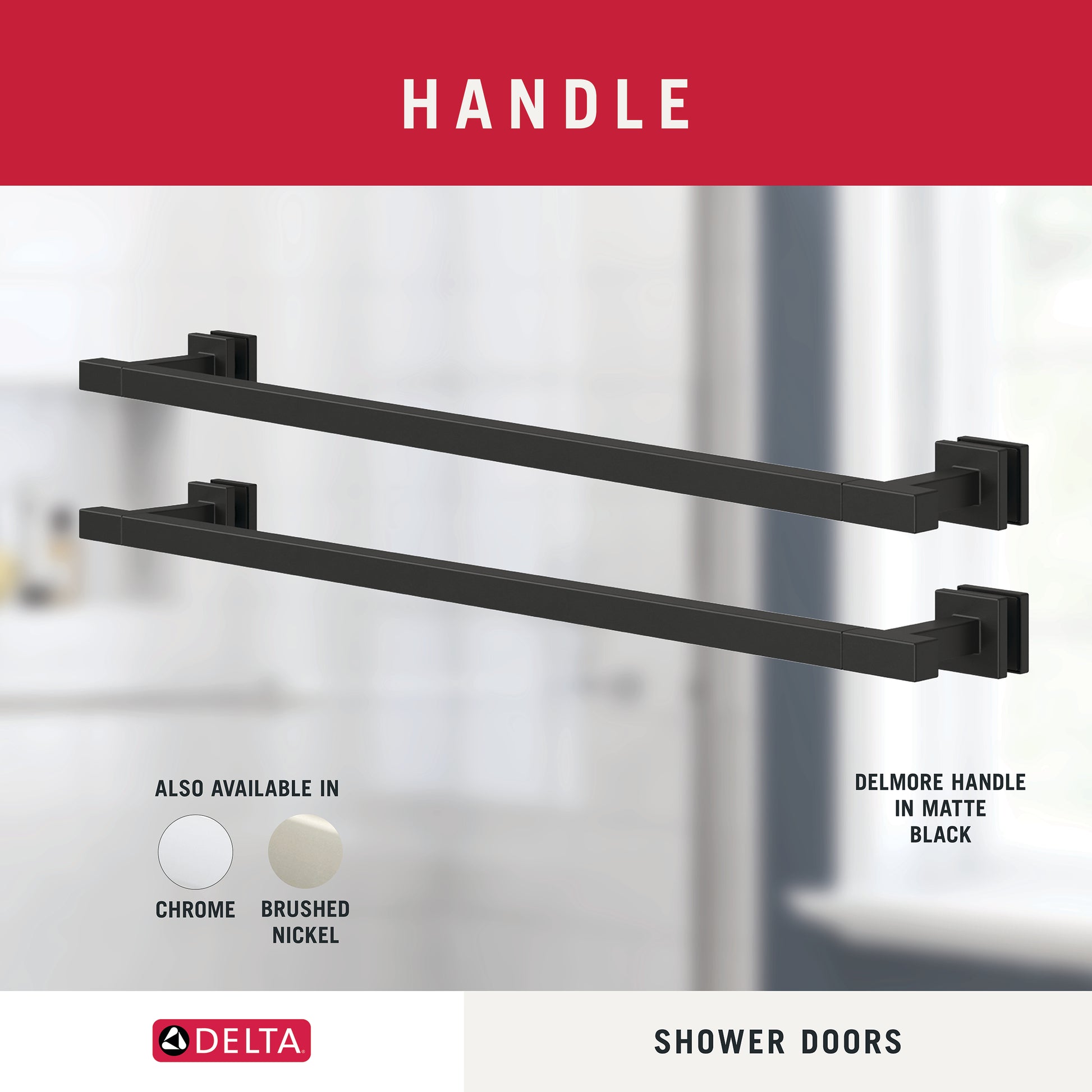 60" Shower / Clear / Matte Black