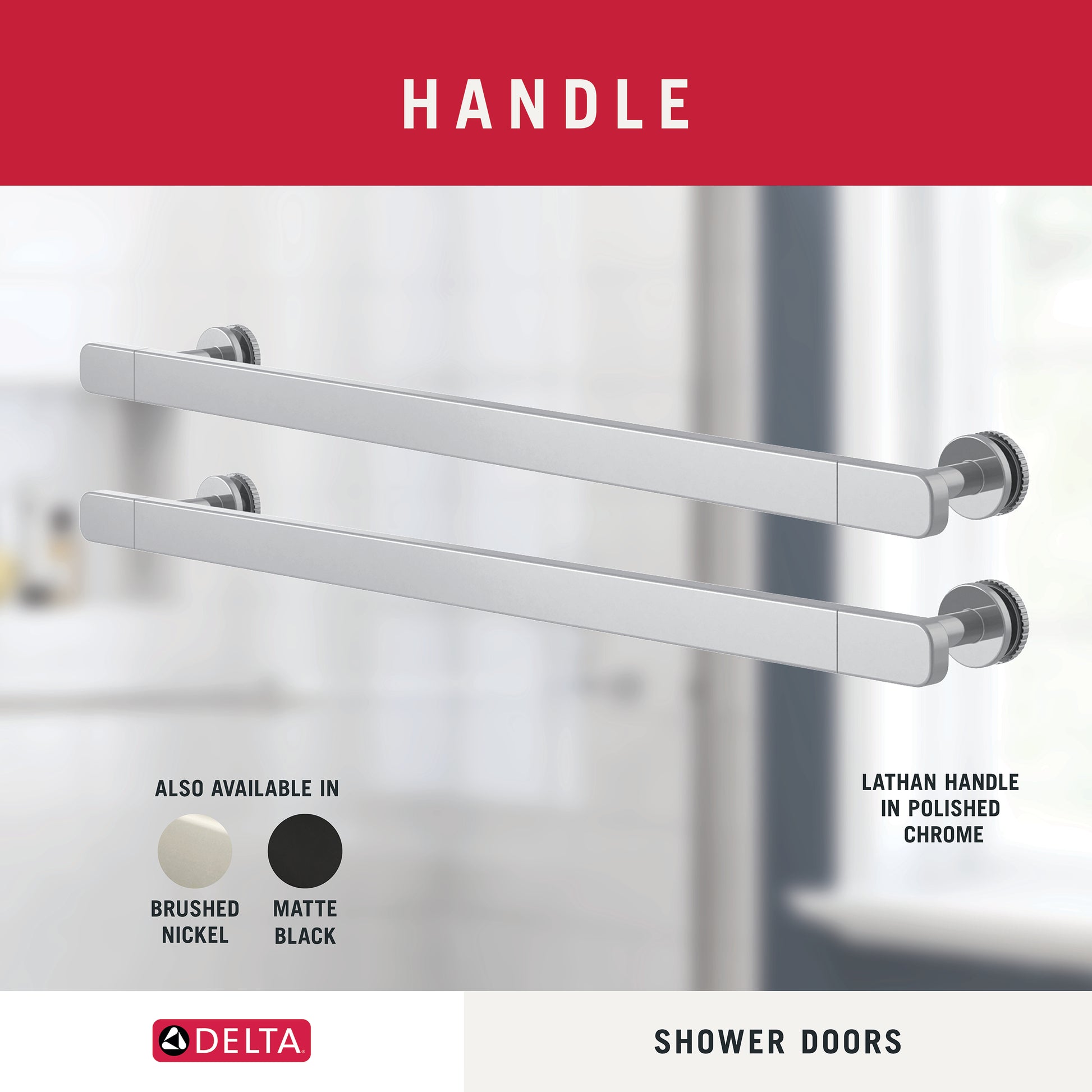 60" Shower / Privacy / Chrome