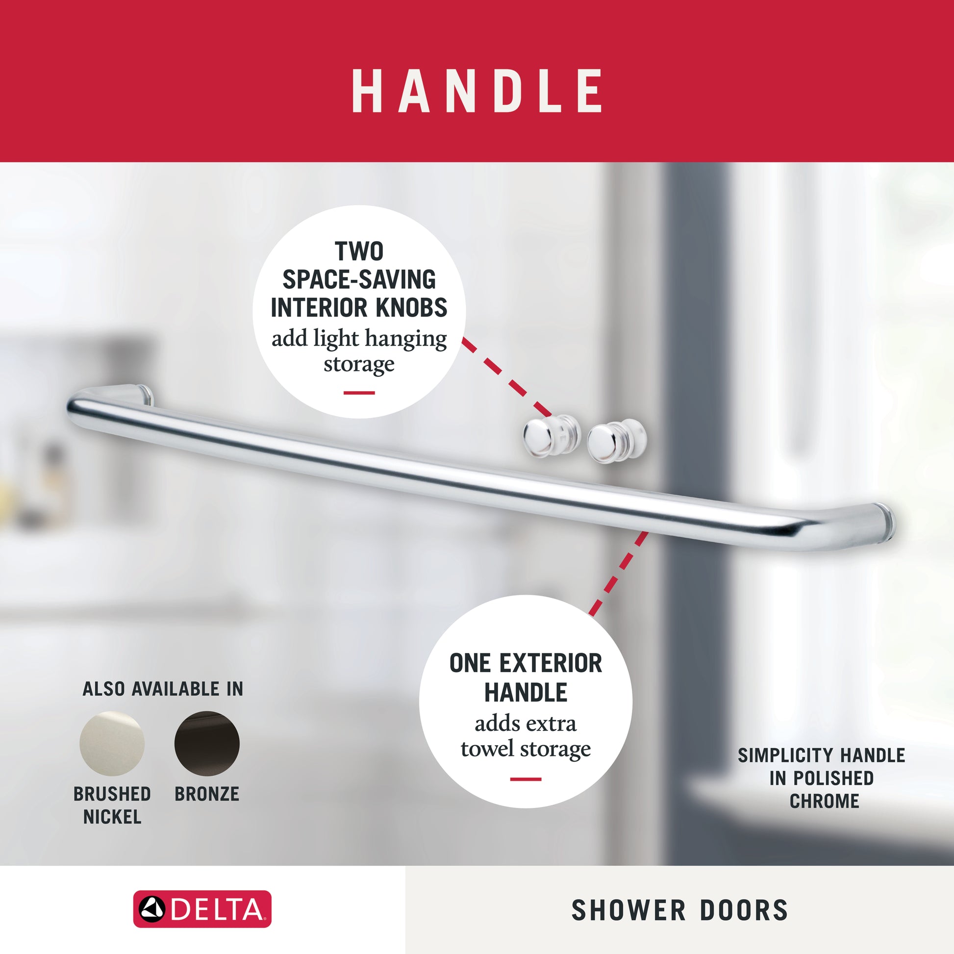 60" Shower / Tranquility / Chrome