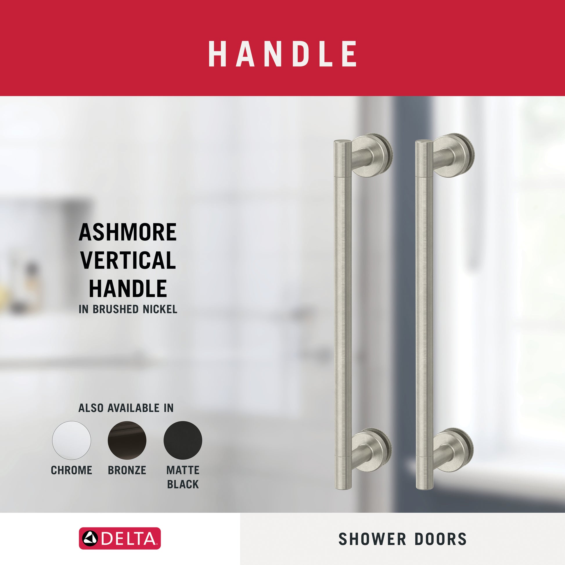 48" Shower / Clear / Shower Door Brushed Nickel