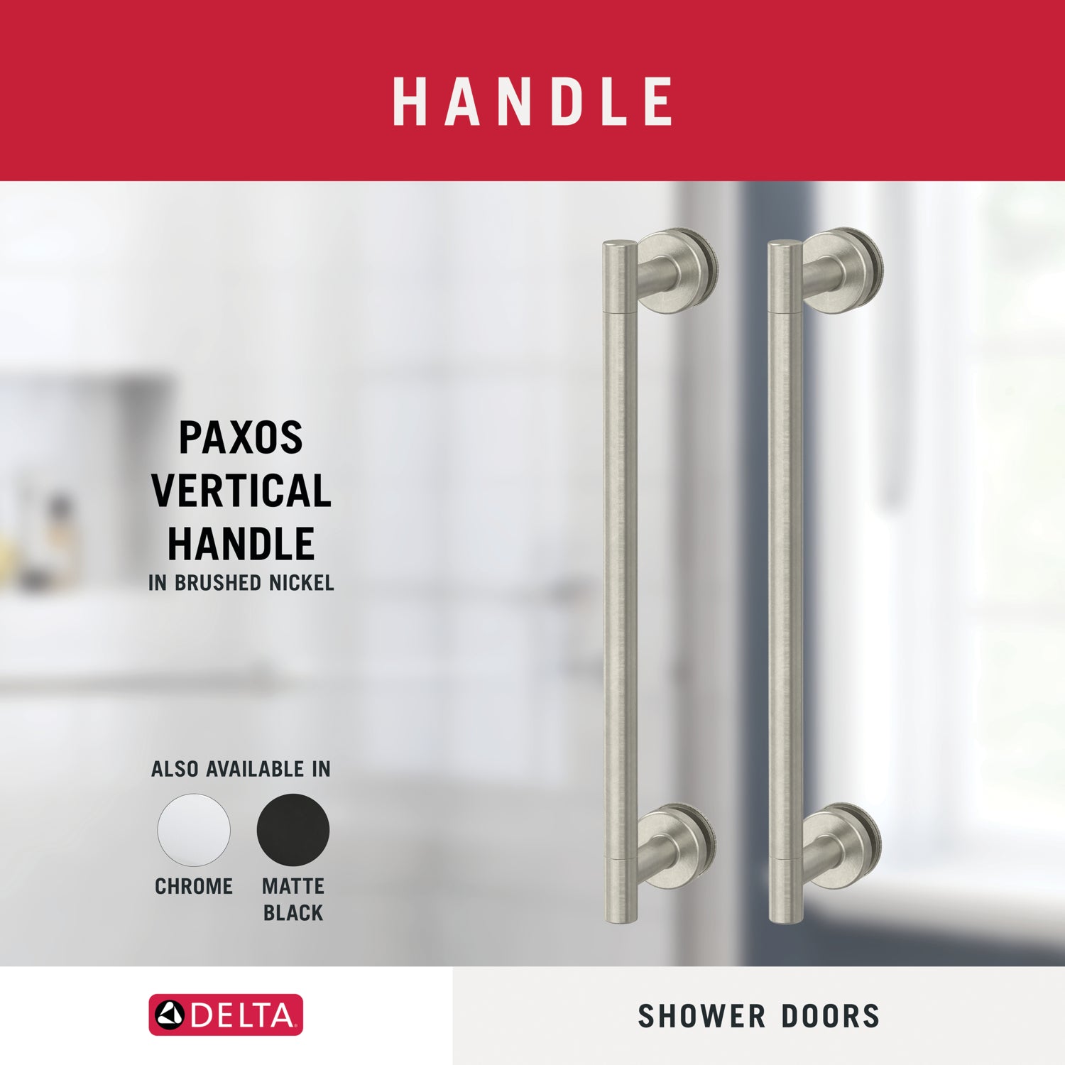48" Shower / Clear / Shower Door Brushed Nickel