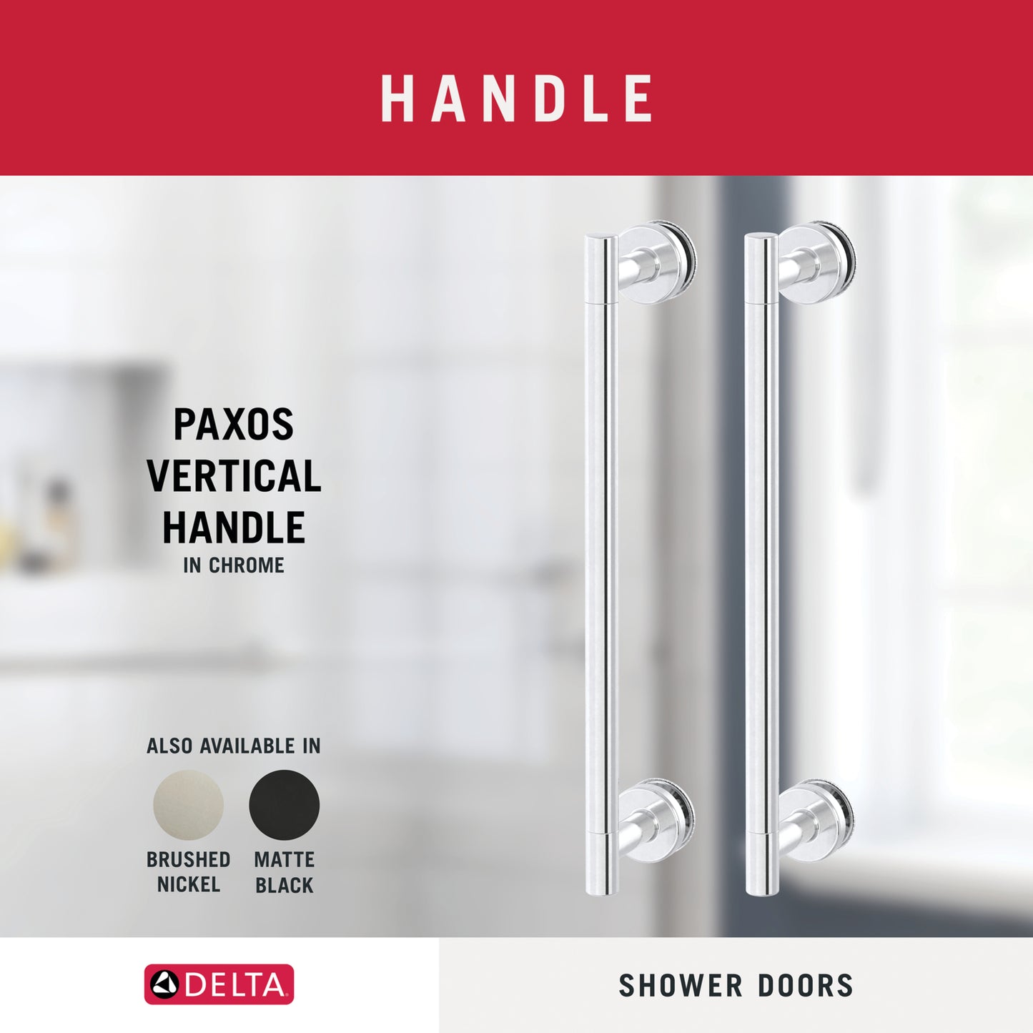 60" Shower / Clear / Satin Chrome