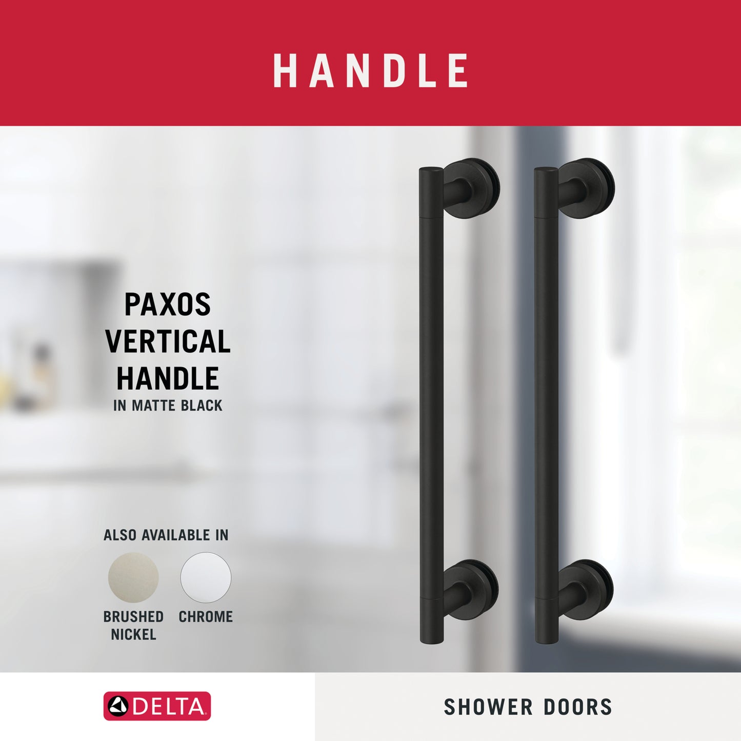 60" Shower / Clear / Matte Black