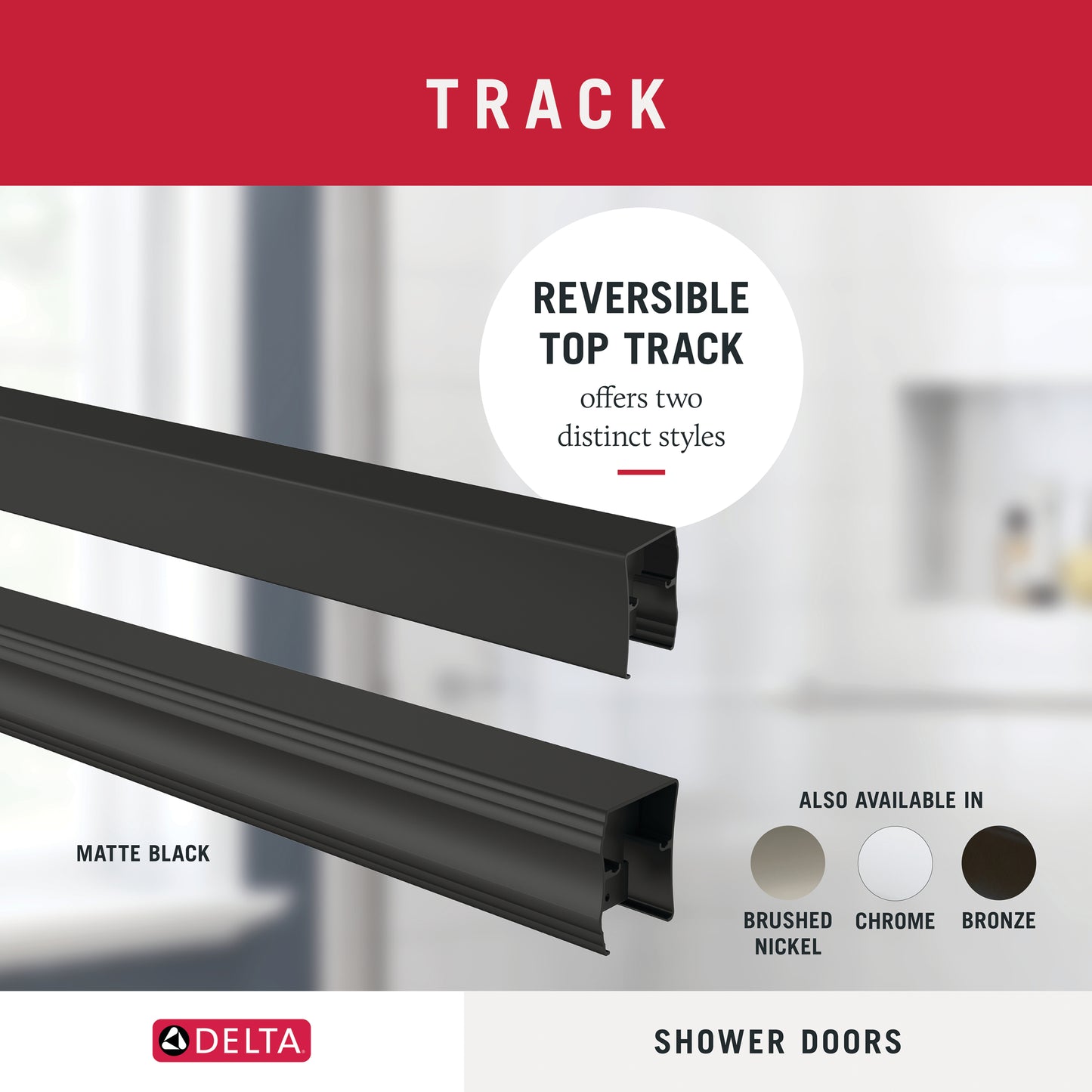 60" Bathtub / Clear / Matte Black