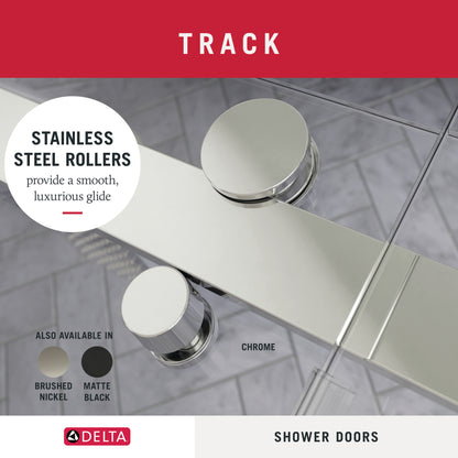 48" Shower / Clear / Polished Chrome