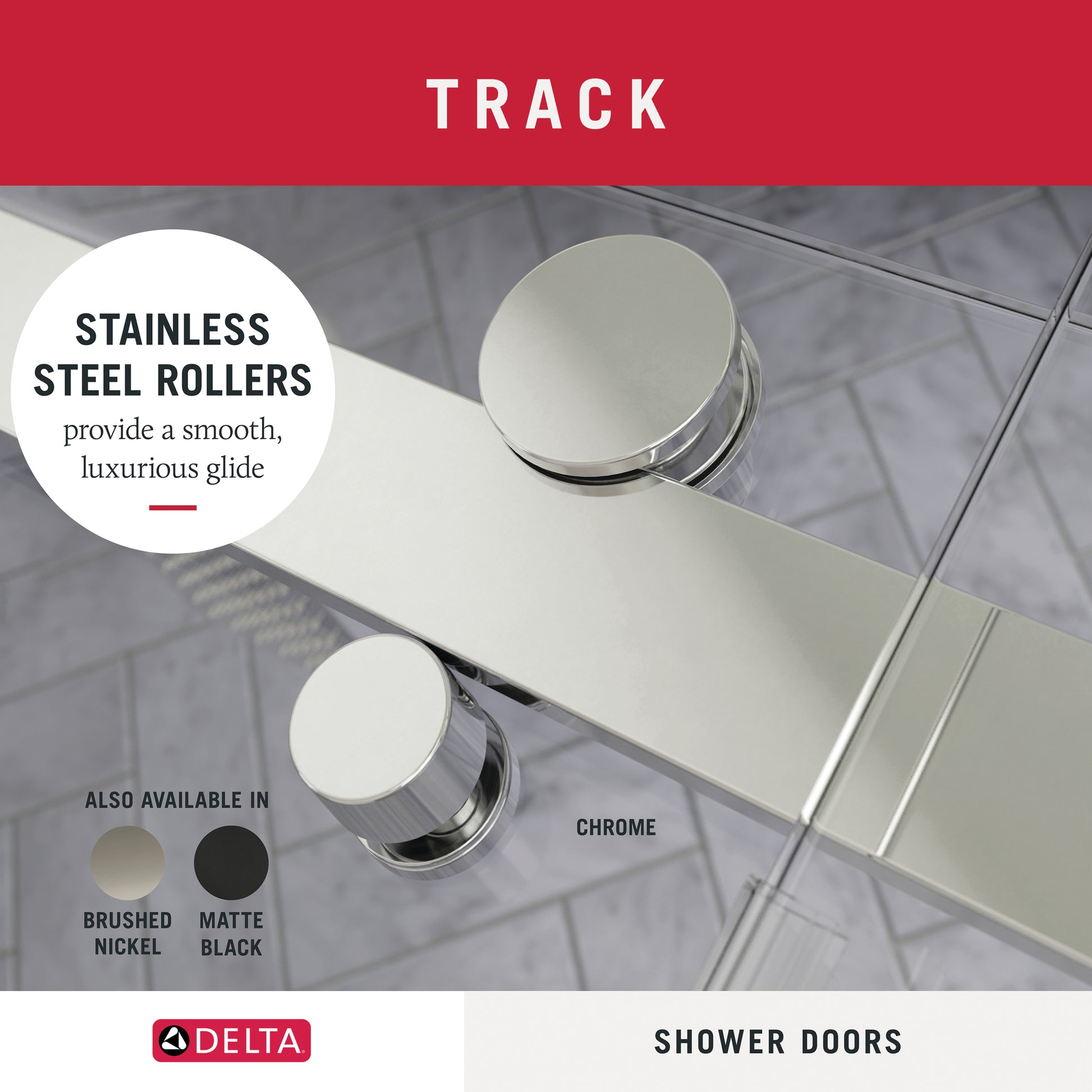 60" Shower / Clear / Polished Chrome